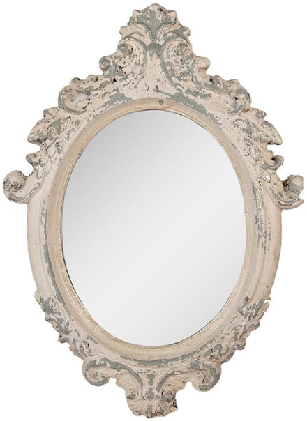 Clayre & Eef Spiegel 46x3x64 cm Beige Metaal
