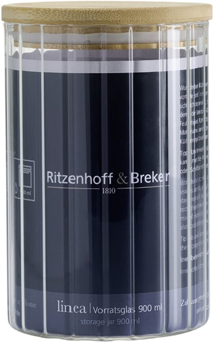 Ritzenhoff & Breker Voorraadpot LINEA, rond, 0,6 liter