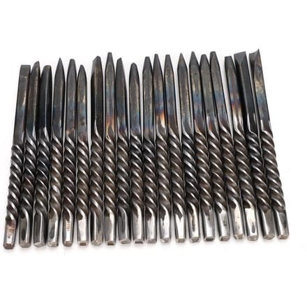 20 stuks/set Professionele sieraden aambeeld beitel gereedschap Verwerking Maken Snijgereedschap gray