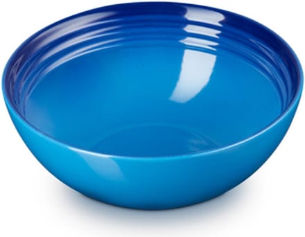 Le Creuset 4 aardewerken ontbijtkommen Azure 16cm 0,65l