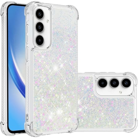 CaseBody Samsung Galaxy A37 Glitz Beschermhoesje Transparant