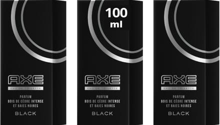 AXE Eau de Toilette Black - 3 x 100 ml Voordeelverpakking