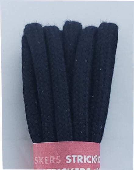 Strickers Veter - Donker Blauw - Extra Dik Rond - Lengte 120 cm - Dikte 4,5 mm - Schoenveter