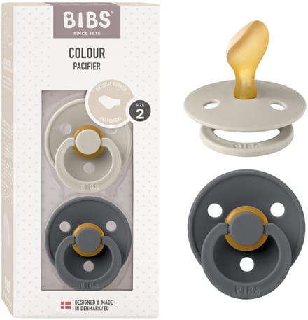 BIBS Colour Fopspeen - 6-18 mnd - 2-pack - Anatomisch - Sand/Iron