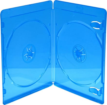 MediaRange BOX39-2-50 BD-lege behuizing, 7 mm blauw