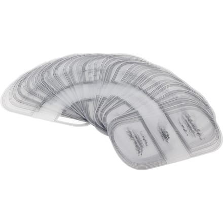 100 Stuks Taartrandwikkel Halve Cirkel Transparant Taart Mousse Bakkraag Accessoire white