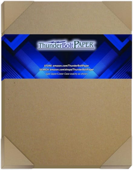 Extra Dikke Bruine Chipbord Vellen voor Frames en Ambachten 50x25 cm