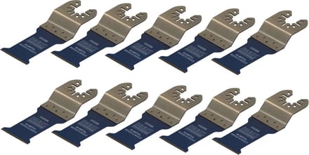 SMART Blades Bi-metaal Multitool Zaagblad - Hout/Non-ferro/Schroeven/Spijkers/Plastic - 32x51mm - 10 stuks