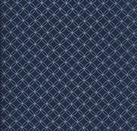 Blauw retro behang vlıes 701753