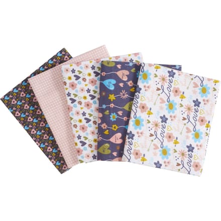 Stofpakket Patchy "Hearts and Flowers"