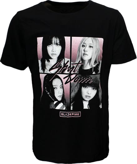 Blackpink Shut Down Photo Grid T-Shirt - Officiële Merchandise - XXL