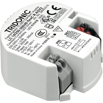 TRIDONIC LED driver LC 14W 250-350mA flexC R ADV2