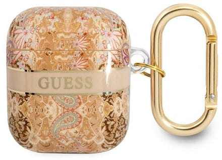 Guess Paisley Strap Collection - AirPods Hoesje - Goud - Luxe Design - Beschermend