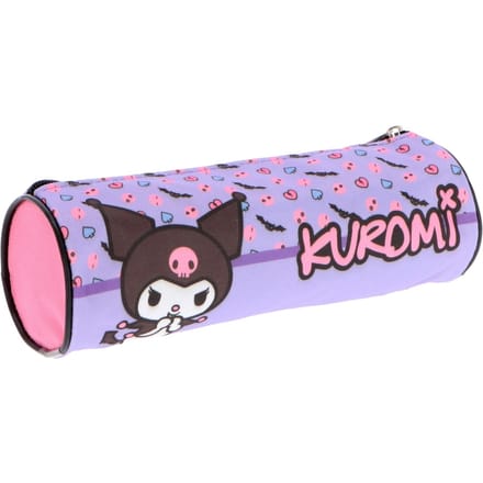 Kuromi Etui - Pennenetui voor Kind - Rond - Paars - Pennenzak