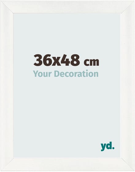 Your Decoration - Fotolijst 36x48 cm - MDF - Wit Geveegd - Pisa