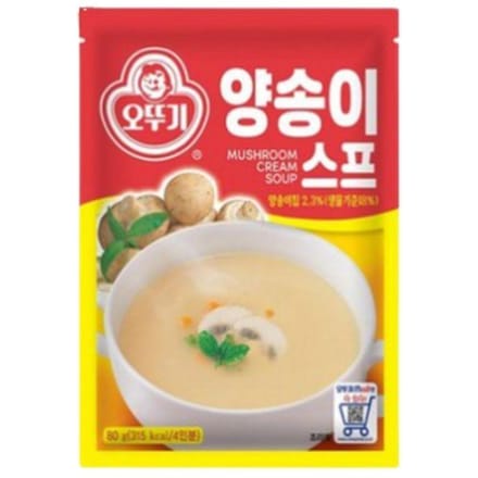 Otoki Champignonsoep Koreaanse Stijl Romige Champignon Instant Soep 80g, 1 st/3 st 3ea