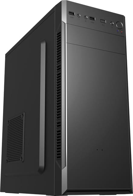 FSP CMT160 - Midi-Towermodel - ATX, ITX, Micro-ATX - geen voeding(ATX) - zwart