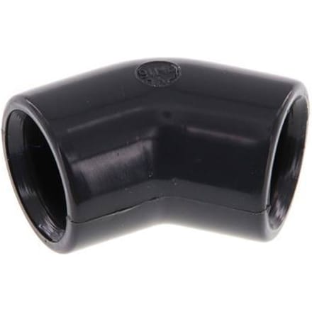 PVC 45 graden L-Fitting Lijmmof 16x23mm [5 stuks]