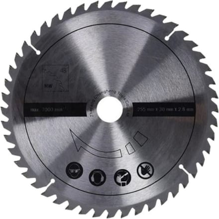 SCHEPPACH Zaagblad HM254-M110MP - 48 tanden - 255 x 30 mm - 7901200706