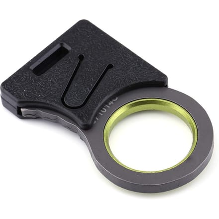 Mini EDC Tool Outdoor Survival Haakmes Schootgordel Snijden Duimgrip Sleutelhanger black
