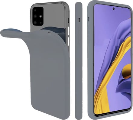 Nano Silicone backcover hoesje Geschikt Voor Samsung Galaxy A51 - Grijs