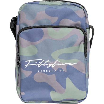Crosshatch Heren Demilare Camo Crossbody Tas (Groen)