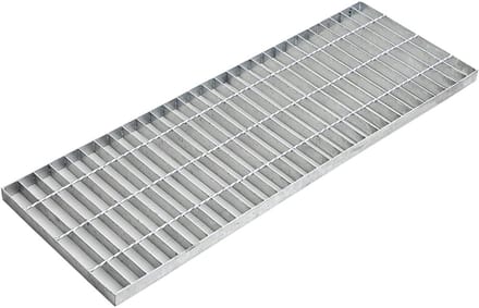 Rooster Drain Zeeven - Riool Cover - Efficiënte Drainage - Zwaar Gegalvaniseerd - Rechthoekig - Grijs