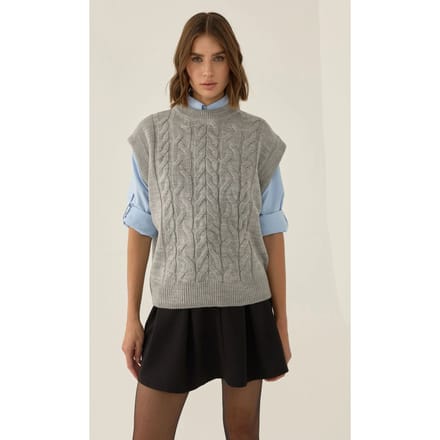 Haarvlechtpatroon Sweater Vest