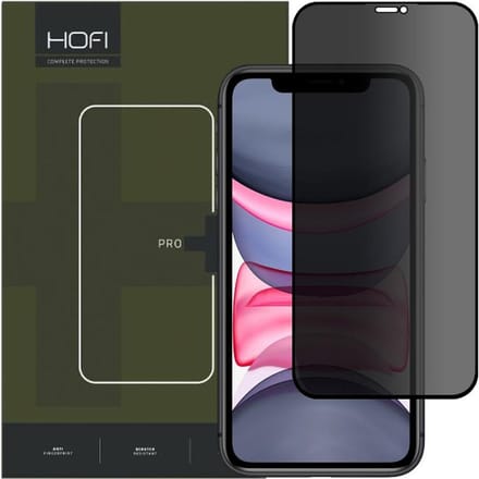 HOFI - ANTI - SPY GLASS PRO+ PRIVATISEREND GLAS IPHONE - 11 / XR - PRIVACY