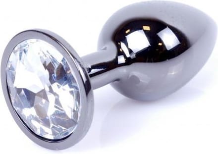 Power Escorts - Plug - Dark Silver - Anal - Clear