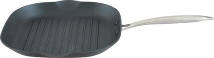 Point-Virgule Pan-à-moi Grillpan - Vierkant - Gietijzer - Excalibur coating - 28 x 28 x 3.5cm