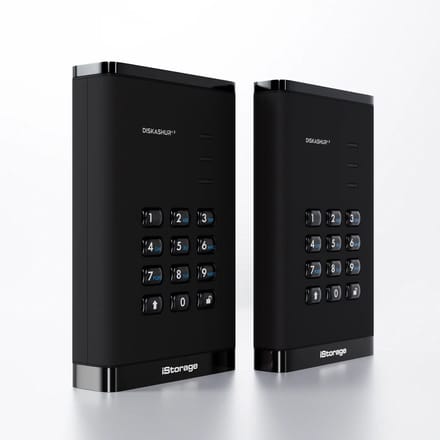 iStorage diskAshur3 SSD – externe Solid State Drive – 8TB – USB – 256-bit – Zwart