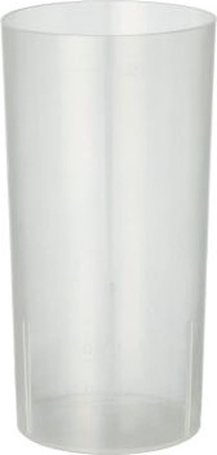 Drink glazen, PP 0,2 l Ø 5,5 cm · 10,9 cm transparant onbreekbaar (20 stuks)
