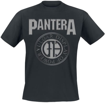 Pantera Vulgar Display Of Power Circle Heren T-shirt - zwart - S