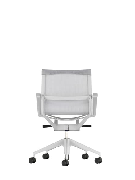 Vitra Physix bureaustoel - Wieltjes voor harde bodems - soft grey - 07 zilvergrijs - soft grey