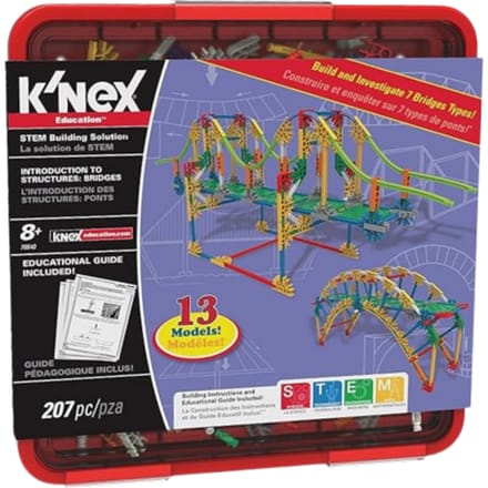 K’NEX Education Bruggen & Constructies Bouwset – 207 Stuks