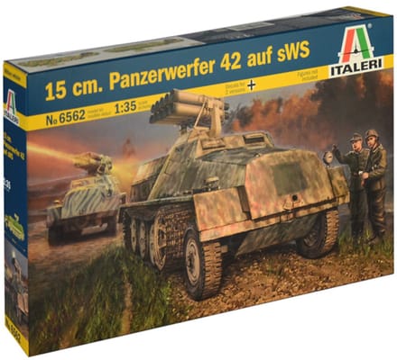 Italeri Modelbouwpakket Militaire voertuigen - 6562 15 cm. Panzerwerfer 42 auf sWS Plastic - 1:35 - Modelbouw