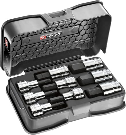 Steeksleutelset 6 delig 5-19 mm metrisch 1/2 inch
