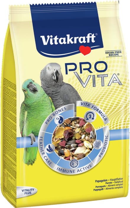 Vitakraft Pro Vita - Papegaai - Volledig voer - 750 g