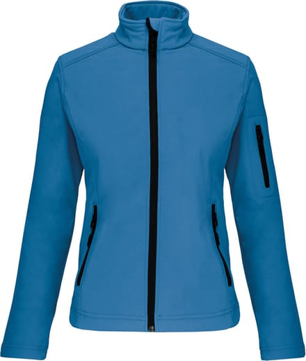 Kariban Dames softshell jas K400 - Aqua Blue - S