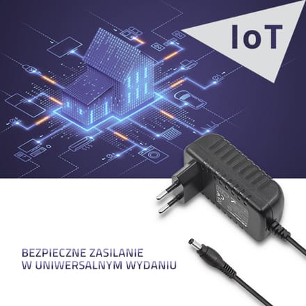 Qoltec 18W plug-in voeding |   9V |   2A |   5.5*2.1