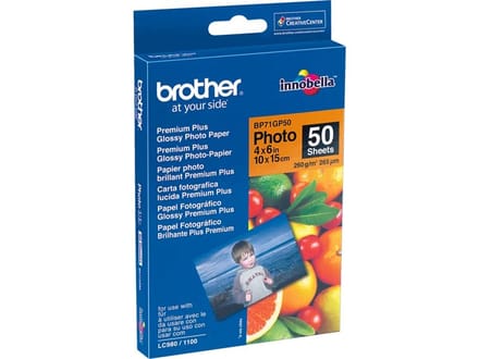 Fotopapier Brother BP-71 10x15cm 260gr glossy 50 vel
