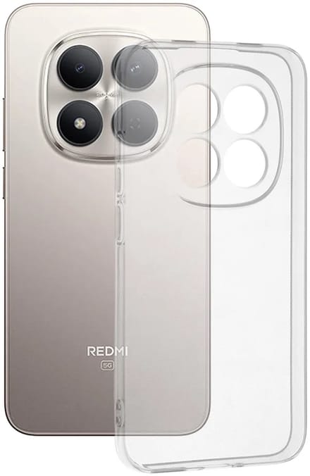 Hoesje geschikt voor Xiaomi Redmi Note 15 Pro 5G - Techsuit Clear Silicone Back Cover - Transparant