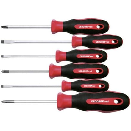 Gedore RED R38002006 6-delige 2C-Schroevendraaierset FL/- Philips