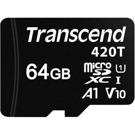 Transcend TS64GUSD420T microSD-kaart Industrial – 64 GB – Class 10 UHS-I