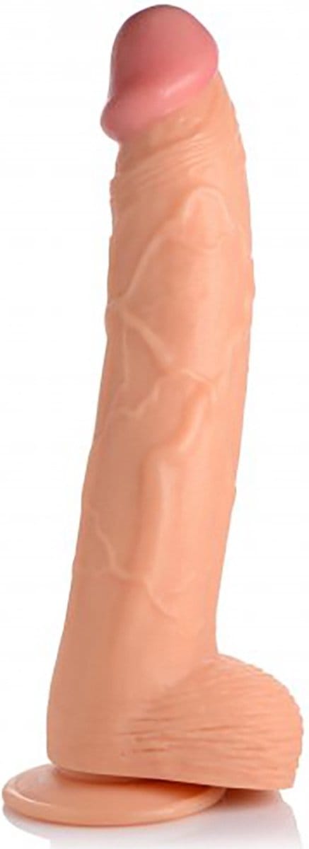 XR Brands Hung Harry - Dildo met Ballen - 30 cm vanilla / ivory
