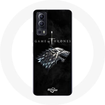 Coque pour Vivo Y72 Game of Thrones Saison 8 Le Trône de Fer La maison Stark Logo L'hiver arrive