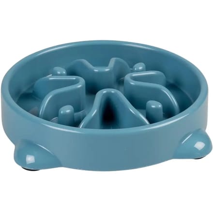 Anti-schrok eetkom petrol 700ml - M - 25,5x25,5x5cm