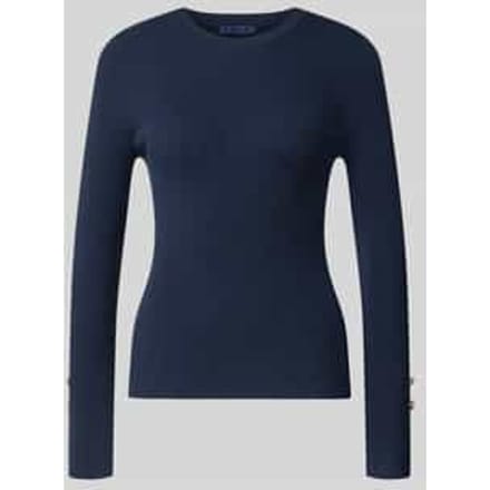 slim fit shirt met lange mouwen van viscosemix model 'Ellie'