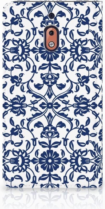 Nokia 2.1 2018 Smart Cover Flower Blue